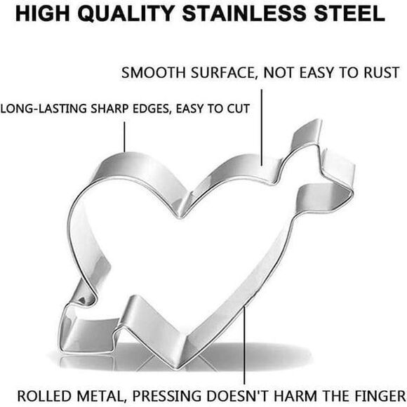 Valentine's Day Heart Cookie Cutter Set - 11 pcs - Picture 7 of 10